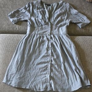 Wishlist Light Gray Midi Dress